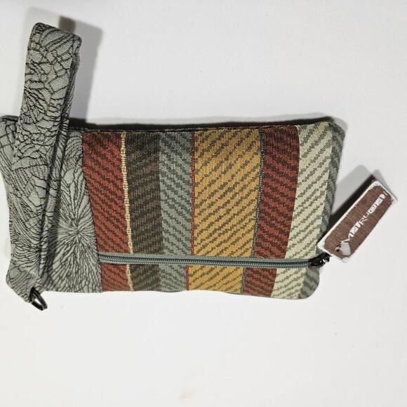 Maruca Boulder Co Jacquard Tapestry Beetle Bag Spring Leaves Stripe NWT CO - Picture 3 of 7